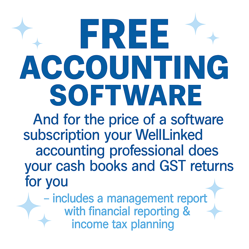 Free accounting software with WellLinked